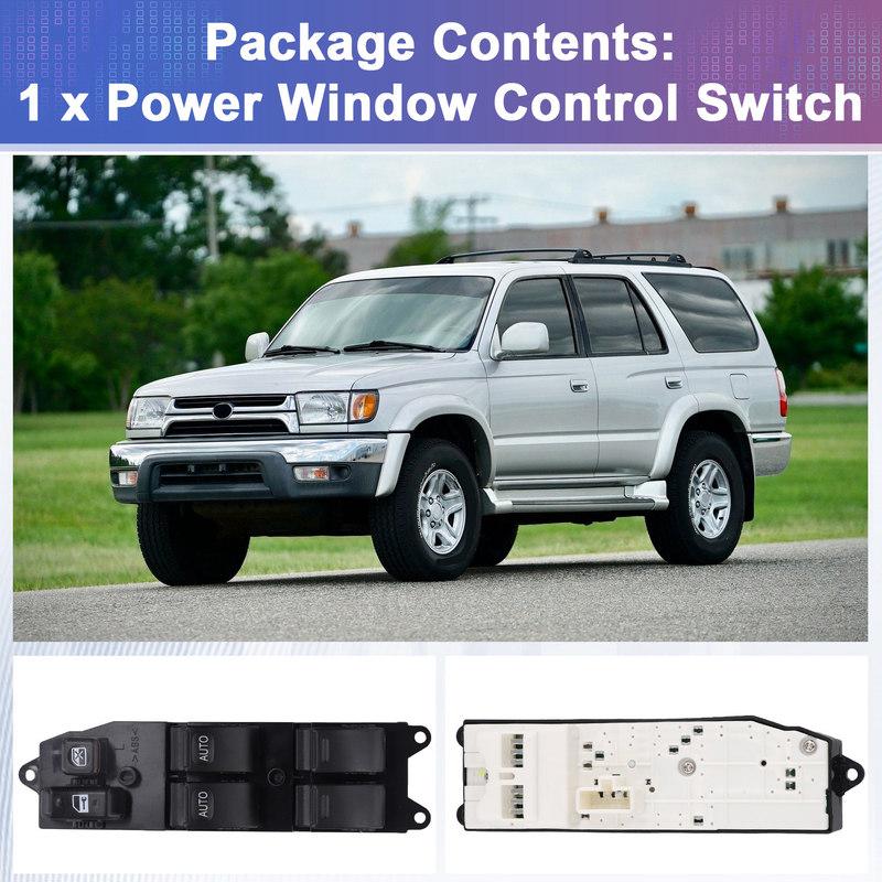 A58X-Car For Toyota 4Runner 1995-2002 Compatible 84820-35060 8482035060 Front Left Power Window Regulator Switch