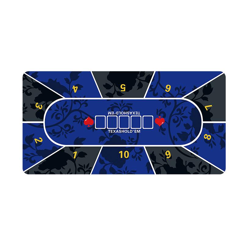 Коврик для покерного стола Texas Hold'em Silent Non-slip - утолщенная ткань для карточек для семейных вечеринок, в стиле TikTok, очень большой