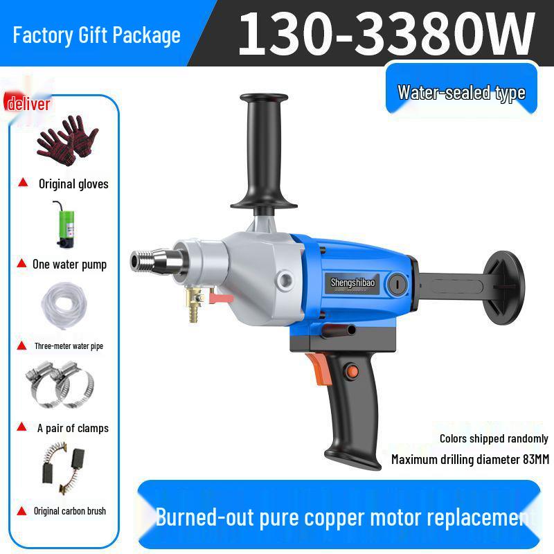 Metabo High-Power Handheld Electric Diamond Core Drill for Concrete