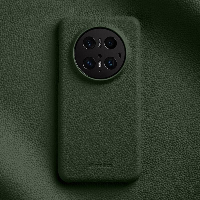 Melkco Mate 70 Pro Plus Magnetic Charging Litchi Texture Cowhide Leather Case for Huawei Mate 70 Pro Len Protector+Hard Cover