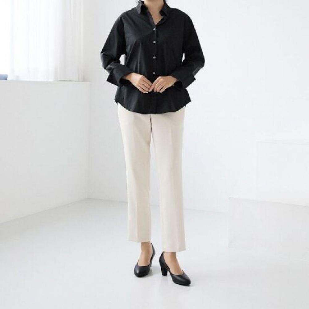 Jisyu Soft Leather Pumps With Two Heights