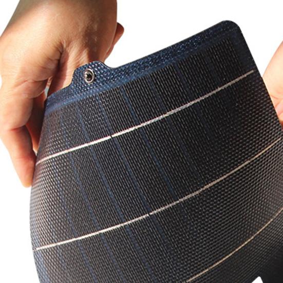 Солнечная панель 10 Вт Высокая выходная мощность Легкая Портативная Двойные интерфейсы USB Type-C Поверхность ETFE, устойчивая к царапинам