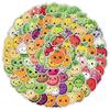 100 Cute Fruit and Vegetable Doodle Stickers for Mobile Phones, Computers, Waterproof Decorative Stickers, Creative Stationery Stickers