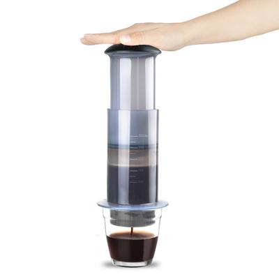 Кофеварка Desgin Espresso Портативное кафе Французский пресс Cafeкофейник аналогичный аэропрессу от 1 до 3 чашек на нажатие