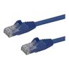 Cat6 Gigabit UTP Network Cable - STARTECH - 5m - RJ45 - Snagless - Blue