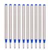 MB Pen Compatible Rollerball Pen For Capped Rollerball Pens Medium Nib 10 Pieces Blue Water-Based - - 0.7mm -