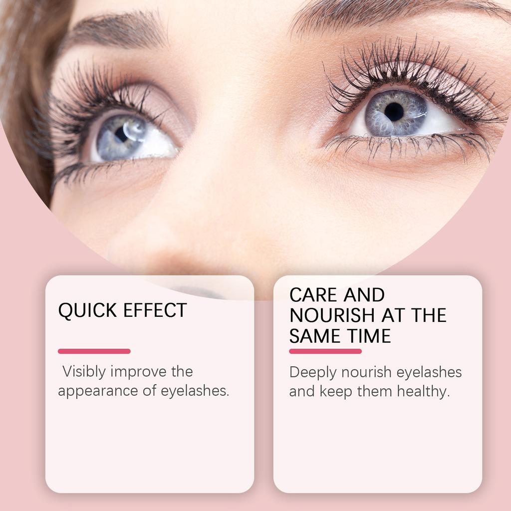Eyelash Serum, Daily Gentle Care Beautiful Lashes Natural Long-Lasting Fine Nourishing Lash Serum