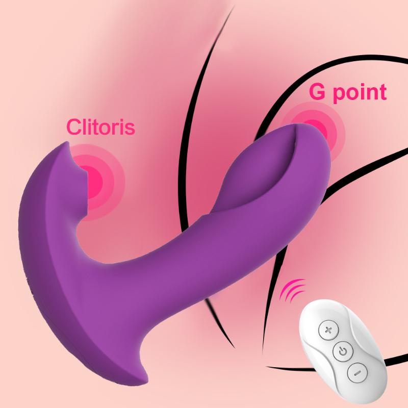 2 в 1 сосущий фаллоимитатор вибратор беспроводной пульт дистанционного управления носимый влагалище клиторальный стимулятор женский мастурбатор секс-игрушки для женщин