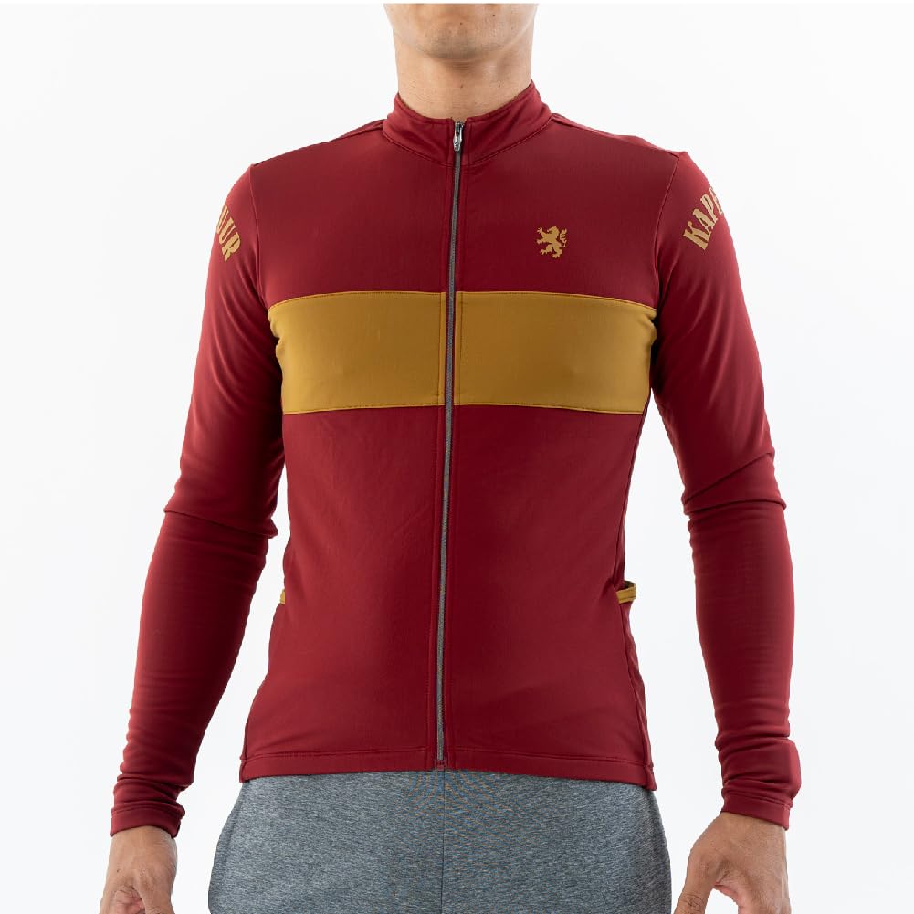 Kapelmuur Thermal Vintage Bordeaux Jersey, Style,