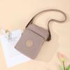 Shoulder Bags Version Mobile Phone Bag for Women Outside Toiletry Daily Necessities Storage Bags Nylon Cross Body Bags