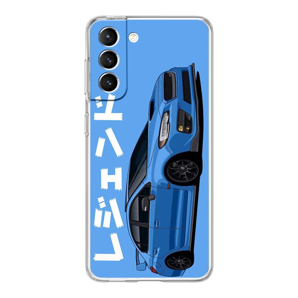 Чехол для телефона JDM Tokyo Drift Sports Car для Samsung Galaxy S22 5G S20 Ultra S21 FE 5G S10E S9 S8 S10 Plus Note 20 10, прозрачный чехол