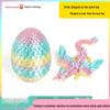 3D Printed Chinese Dragon Egg and Wings Set - Creative Ornament Figurine Gift