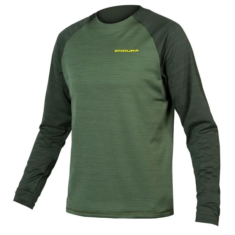 Endura downhill suit, men's quick-drying shirt, round neck, off-road riding suit, off-road motorcycle shirt, long-sleeved racing suit.