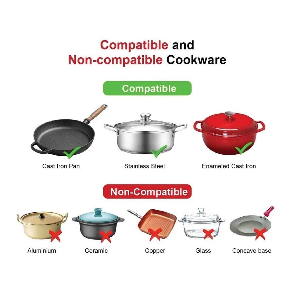 2200 Вт Многофункциональная индукционная плита Сенсорный экран Стеклянная панель Нагревательная плита Кухонный прибор для приготовления пищи