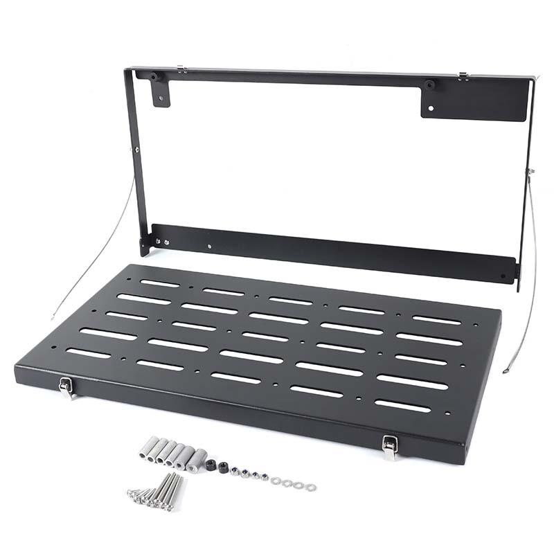 Car Tailgate Storage Bracket Foldable Table Board Rack Shelf For Jeep Wrangler JL 2018 Up Metal Car Accessories