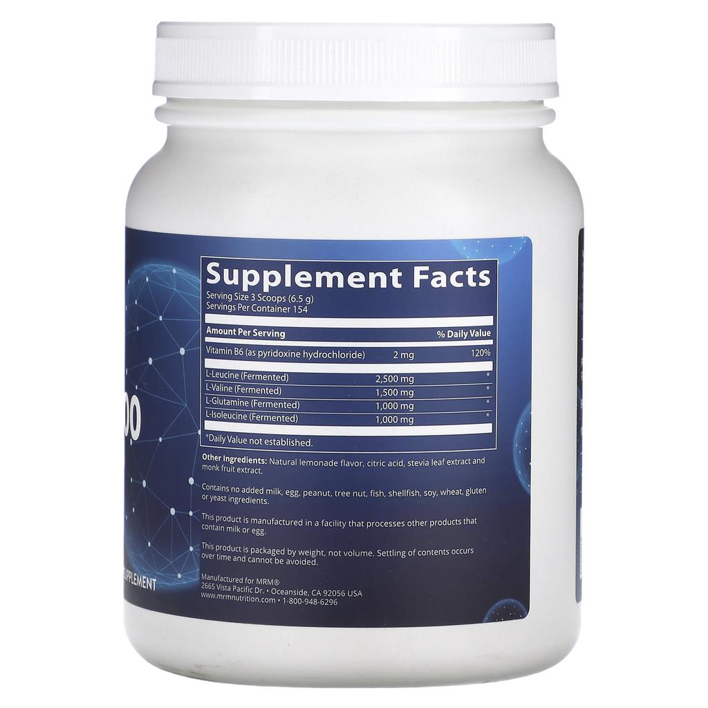 Bcaa+G 1000, Lemonade, 1,000G (2.2Lbs)