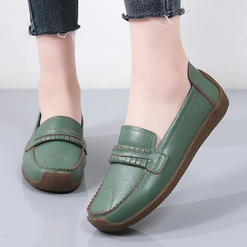 Женские красные мокасины повседневные фиолетовые мокасины гороховые туфли мягкие балетки черные туфли для вождения зеленые прогулочные туфли для мам больших размеров