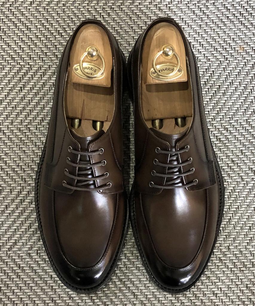 Joenshoe Human Loop U-Tip Oxford Middle Brown