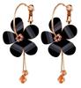 Jewellery Earings Gold Plated Floral Earrings for Girls and Women