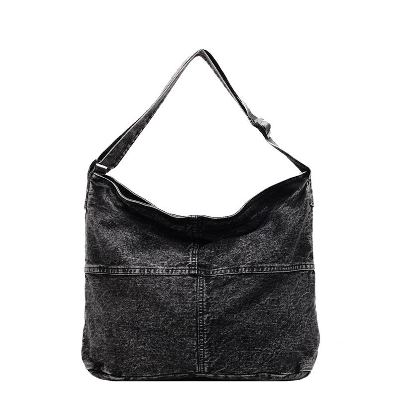 Джинсовая сумка женская сумка через плечо хозяйственная сумка большой емкости студенческая сумка для занятий