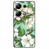 For Redmi Note 13 Pro 4G Case Flower 3D Relief Silicon Soft Phone Back Cover for Xiaomi Redmi Note13 Pro 4G Protection Shell TPU