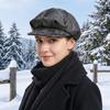 Octagonal Cap Women's Beret British Style Painter Hat Retro Artist Cap  Autumn Winter