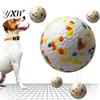 Anti-obesity Dog Ball Toy High Elastic Bite Resistant Anxiety Relief with Outdoor Unique 3D Protrusions for Aggressive Chewers Interactive Pet
