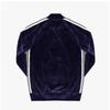 Needles Men Velour Rib CollAr TrAck JAcket A nAvy Rw323