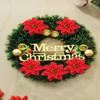 Christmas Big Wreath for Front Door Entrance Table Tree Wall Door Hanging Decoration Ornaments Xmas Artificial Garlands Items for Home Church