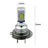 2 Pcs H7 LED Headlight Bulb Conversion Kit Super High Low Beam 4000LM 6000K 80W ADM