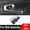 Автомобильный ide Накладка на панель ручки двери из углеродного волокна Для Kia Sorento 2024 2025 Аксессуары для интерьера из углеродного волокна