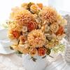 1/3PCS Artificial Flowers Wedding Home Room Decorations Bridal Bouquet Garden Fake Silk Roses Hydrangeas Vase Board Outdoors Diy