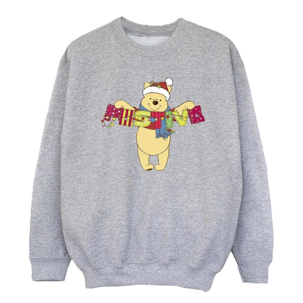 Disney Girls Winnie The Pooh Festive Sweatshirt