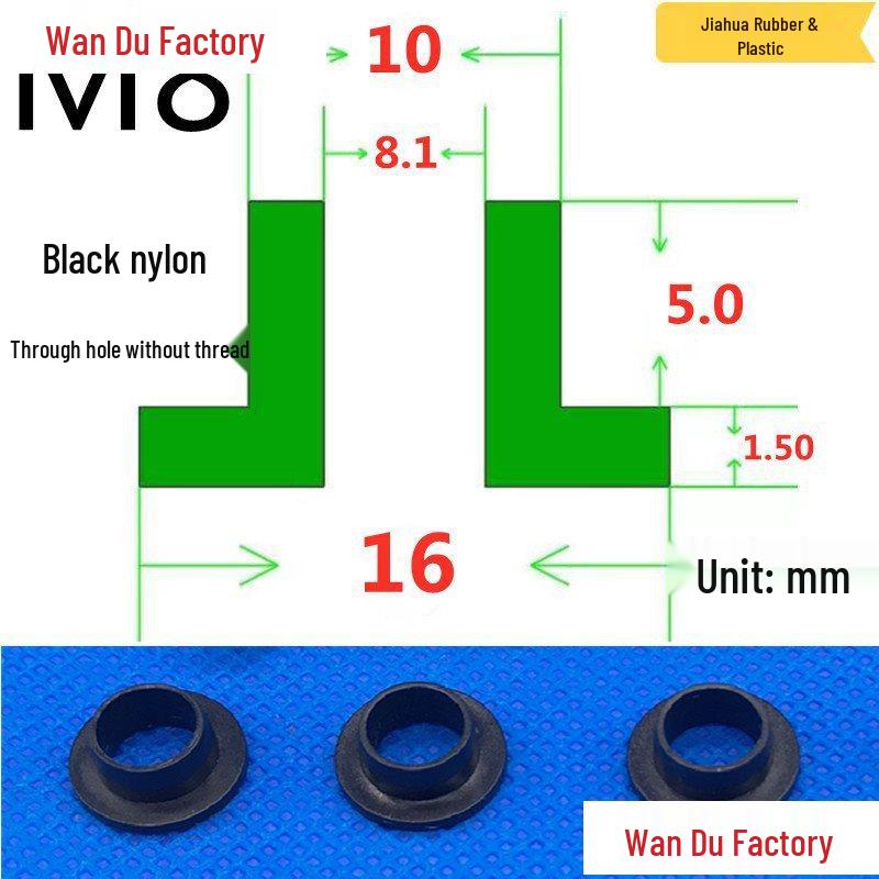 T-Shaped Nylon Insulating Bushing Spacer for M3-M35 Threads
