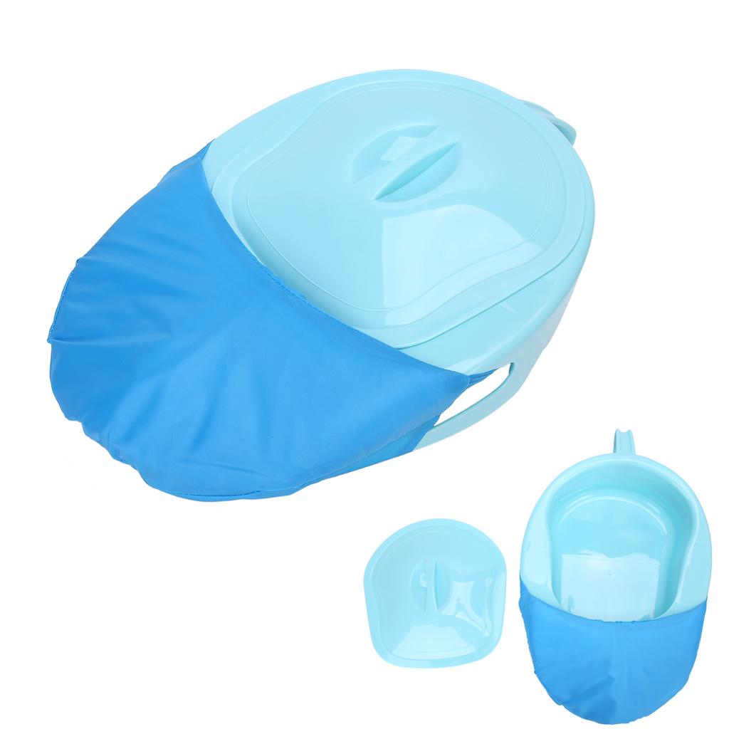 Профессиональное судно для лежачих больных из толстого полипропилена с крышкой для пожилых мужчин и женщин