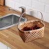 Hand-Woven Fruit Basket Serving Trays Shelves Food Bread Baking Tray Breakfast
