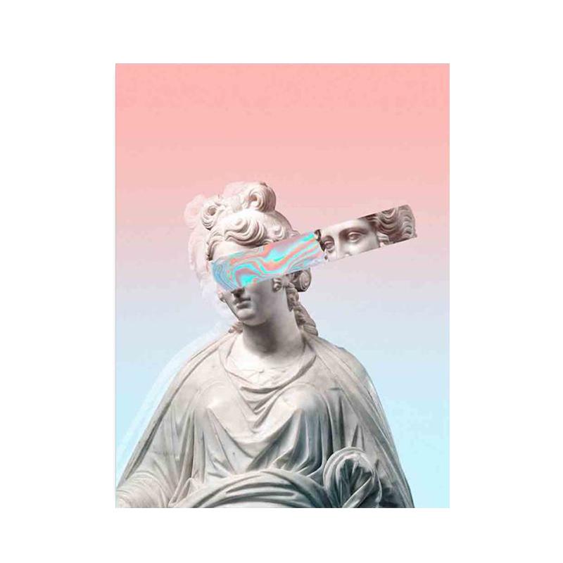 Веселая скульптура Дэвида, искусство, холст, живопись, абстрактные граффити, постеры и принты, настенные художественные картины для гостиной, домашний декор