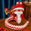 Year Of The Snake Mascot Plush Toy Stuffed Animal Doll Home Decor Gift Cartoon