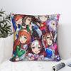 Umamusume Pretty Derby Наволочка Мягкая Полиэстеровая Наволочка для Подушки Декор Аниме Игра Наволочка для Подушки-Игрушки Домашняя Квадратная