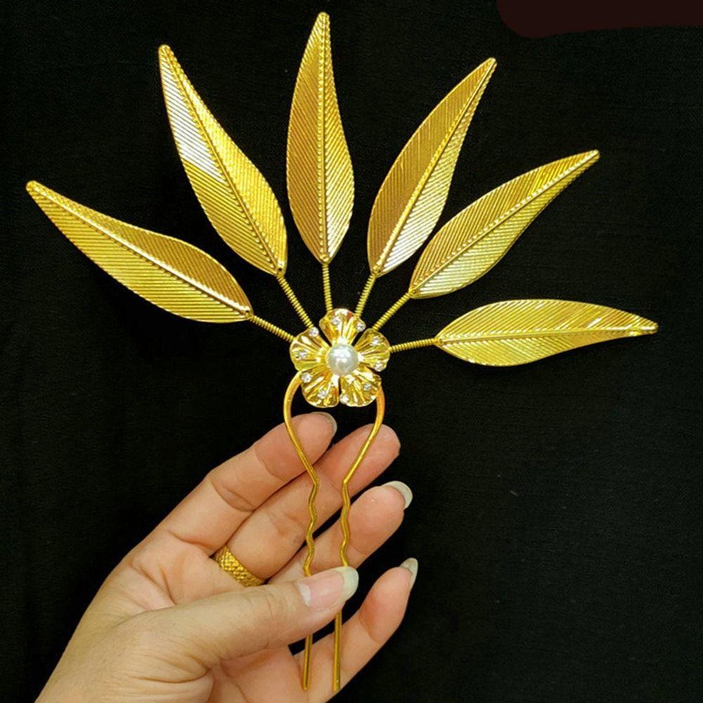 Инструмент для дизайна прически U-образная шпилька Древний стиль Головной убор Металлические палочки для волос Тайский головной убор