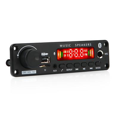 С микрофоном Караоке 2 * 25 Вт Bluetooth плата декодера Цветной экран с записью звонков Беспроводная основная плата с Bluetooth