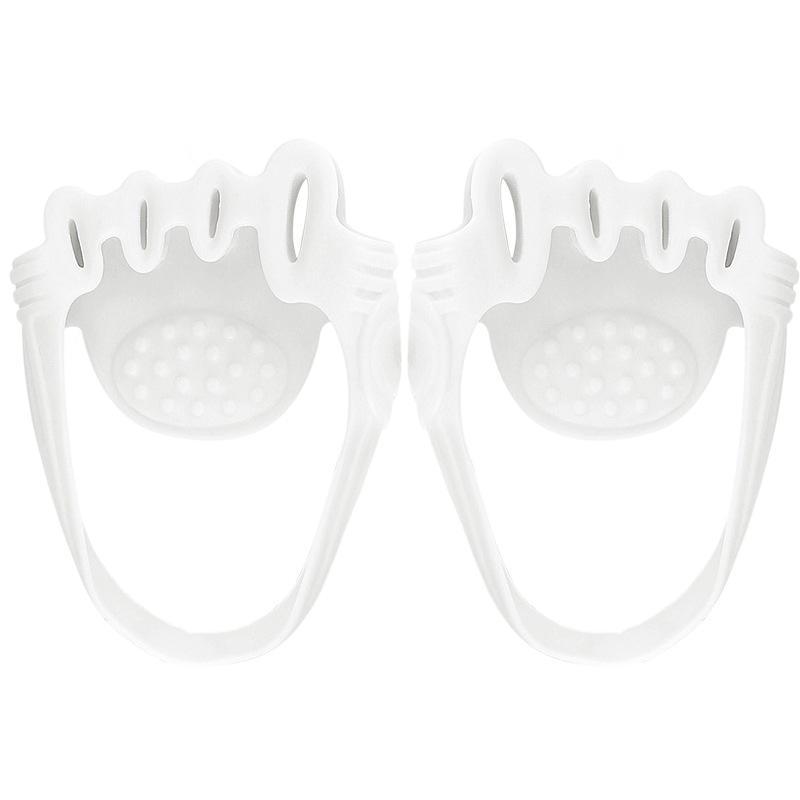 Toe Separator Pad with Thick Shock-Absorbing Sole, Arch Massage, Anti-Wear Design, and Flexible Traction Strap