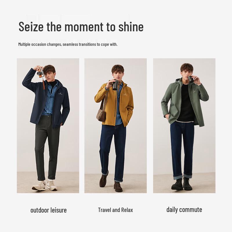 Navigare Men's Detachable Hooded Aerogel Jacket