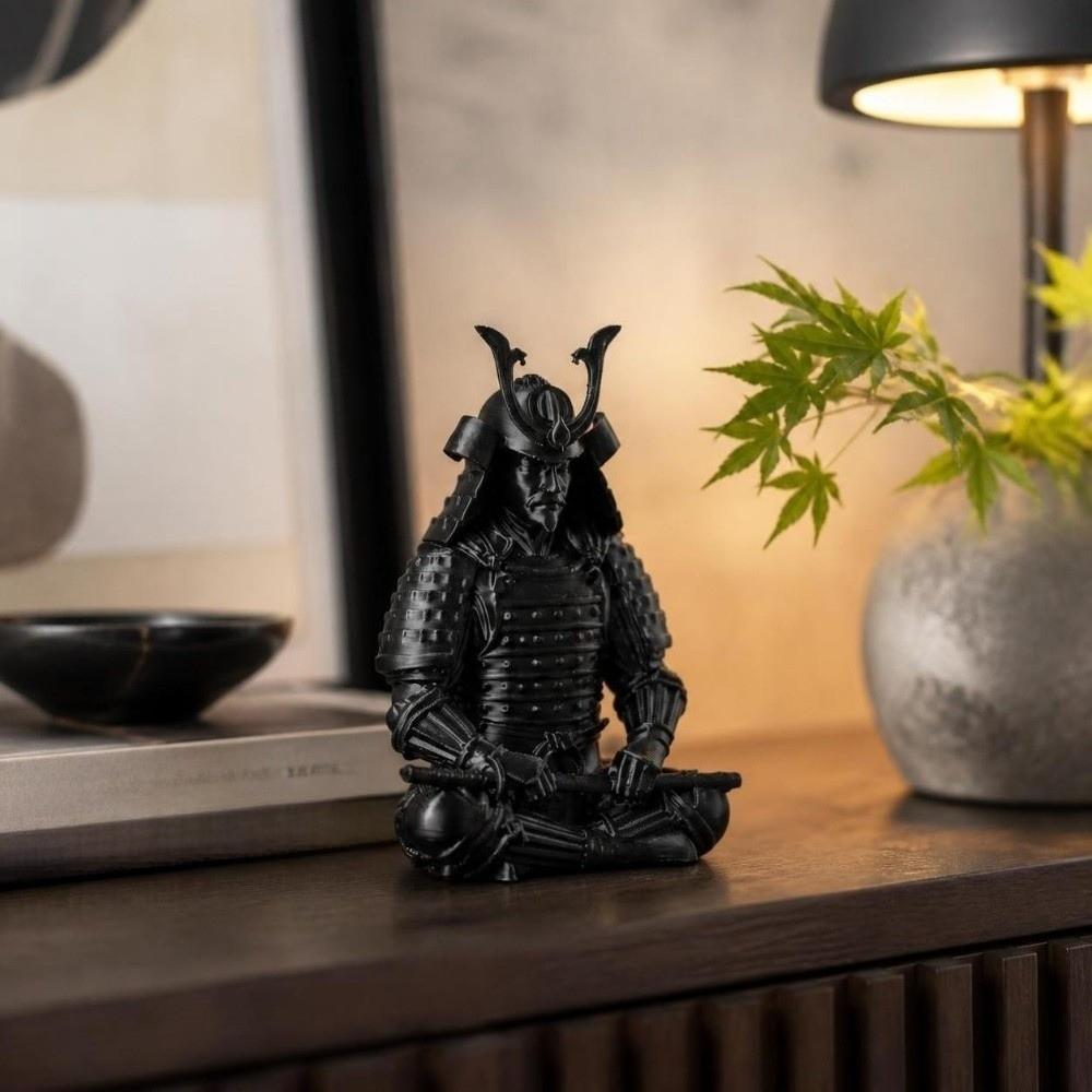 Desk Ornaments Ninja Statue 3D Printed Samurai Sculpture Ancient Style Warrior Figurine Home Decor