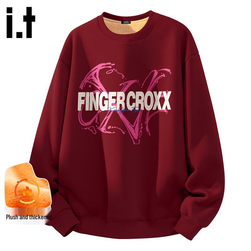 Fingercroxx Men's Lambswool Warm Pullover Hoodie