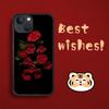 Красный чехол для телефона Rose Fashion Art для iPhone Samsung Galaxy Redmi Xiaomi Note S A 16 15 14 13 12 11 20 21 22 23 53 54 Pro Plus Ultra Силиконовый чехол