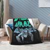 Project Hail Mary Amaze Eridani-Rocky Flannel Fashion Blanket Neon Portrai Funny Throw Fashion Blanket Sofa Bedding Lounge Super Soft