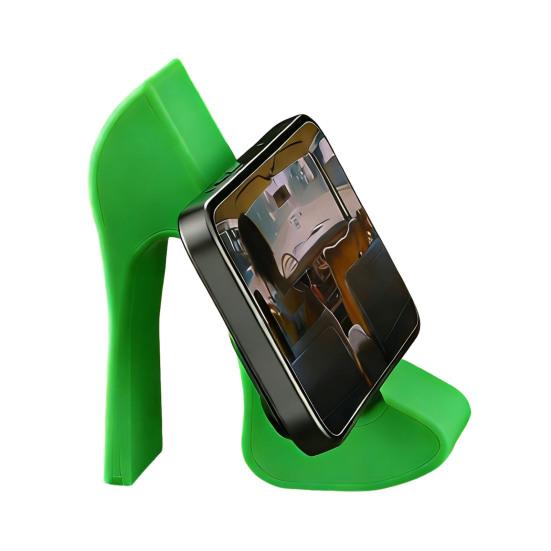 Держатель для телефона в виде туфли 3D-печать Форма туфли на высоком каблуке Стенд-дисплей для мобильного телефона для дома Офиса Стола