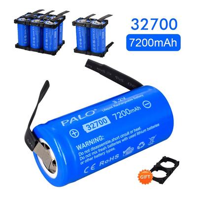 PALO Аккумулятор 7200 мАч, 3,2 В, аккумулятор 32700 LiFePO4, 35 А, непрерывный разряд, максимум 55 А, аккумулятор высокой мощности + никелевые листы своими руками
