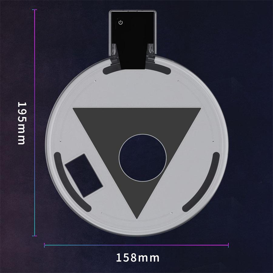 Светящаяся подставка с крутым градиентом, красочная RGB зарядная подставка-лоток, подставка для Playstation 5